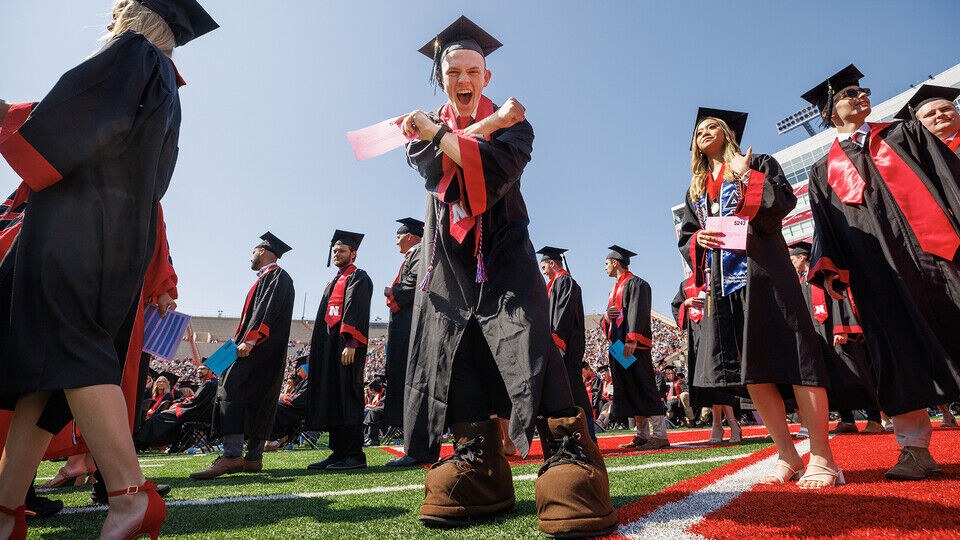 Herbie at commencement